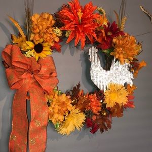 Rooster wreath